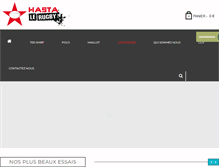 Tablet Screenshot of hastalerugby.fr